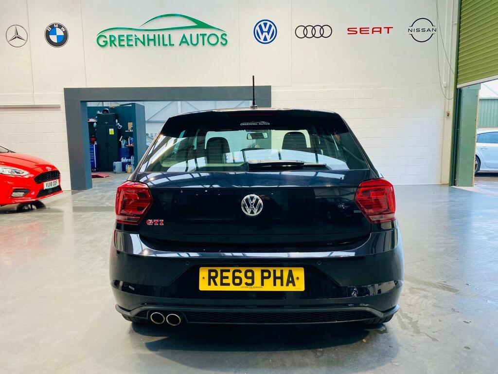 Volkswagen Polo Hatchback 2.0 Tsi Gti Dsg Euro 6 Ss 20196 RE69PHA Black #3