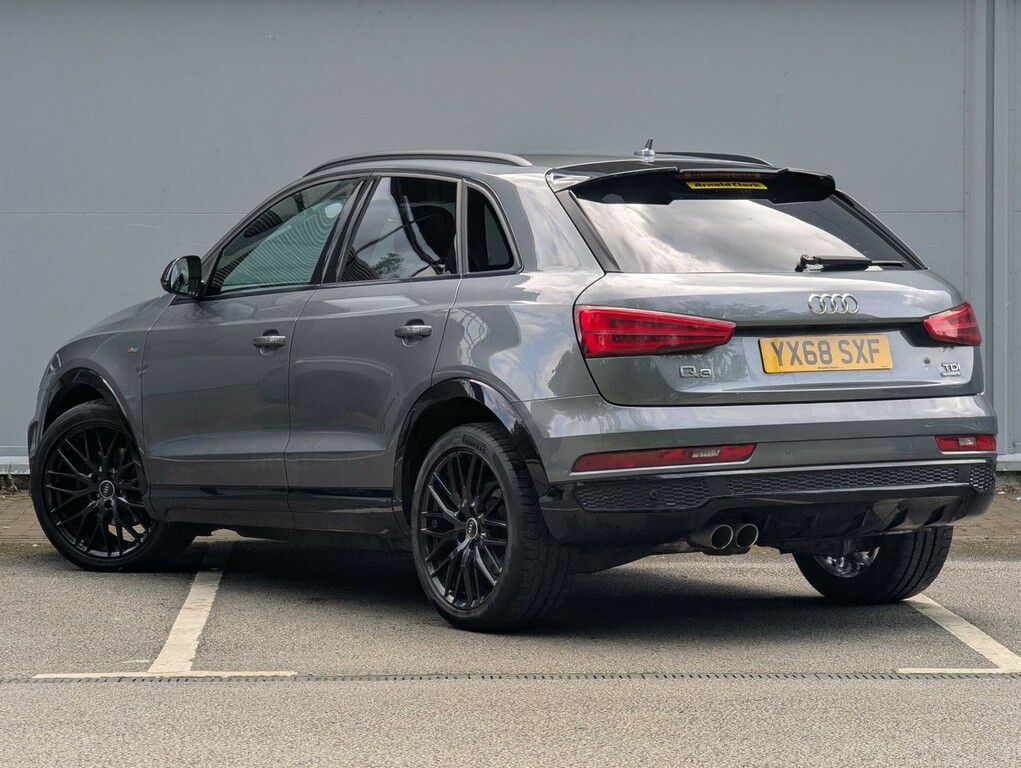 Audi Q3 2.0 Tdi Black Edition Quattro Euro 6 Ss YX68SXF Grey #2