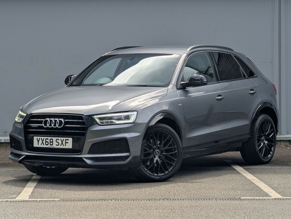 Audi Q3 2.0 Tdi Black Edition Quattro Euro 6 Ss YX68SXF Grey #4