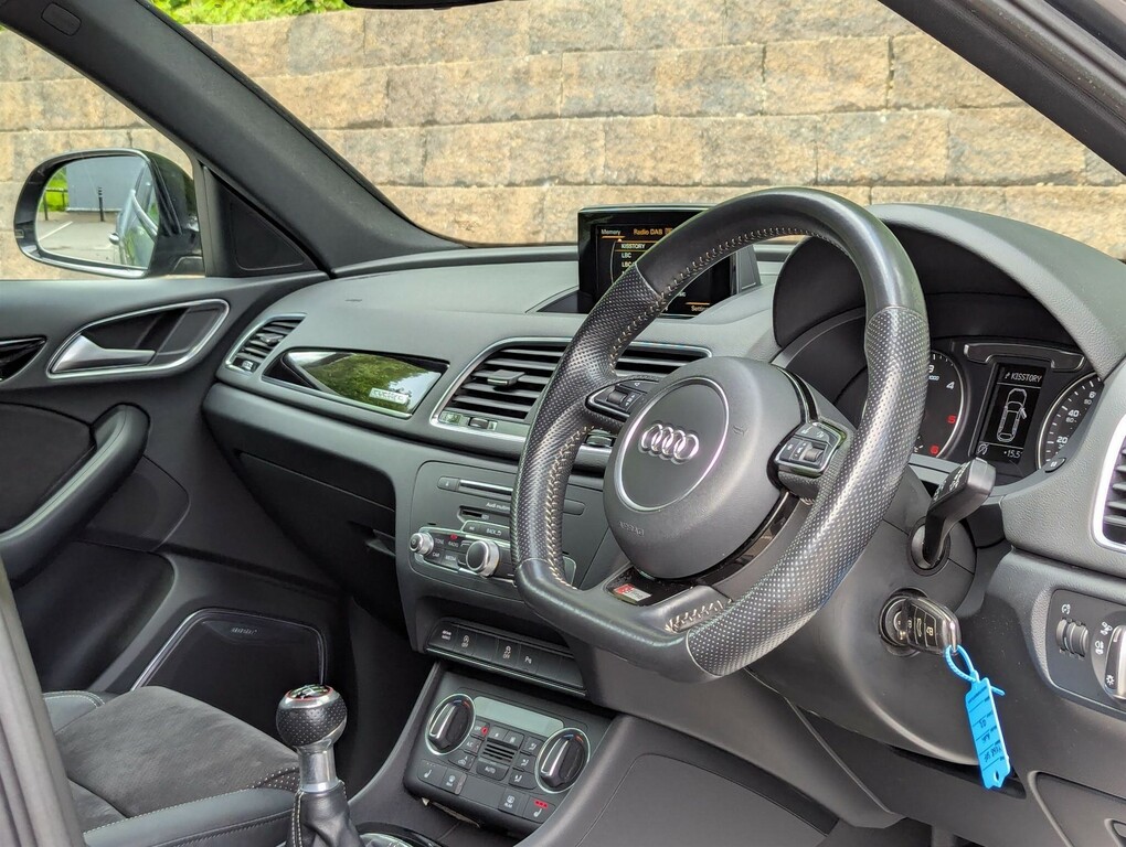 Audi Q3 2.0 Tdi Black Edition Quattro Euro 6 Ss YX68SXF Grey #5