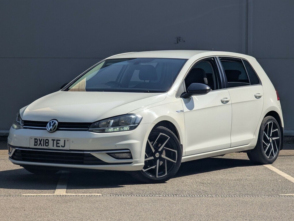 Volkswagen Golf 1.6 Tdi Gt Dsg Euro 6 Ss BX18TEJ White #4