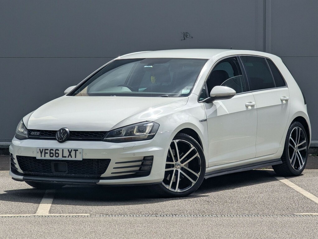 Volkswagen Golf 2.0 Tdi Bluemotion Tech Gtd Dsg Euro 6 Ss YF66LXT White #4