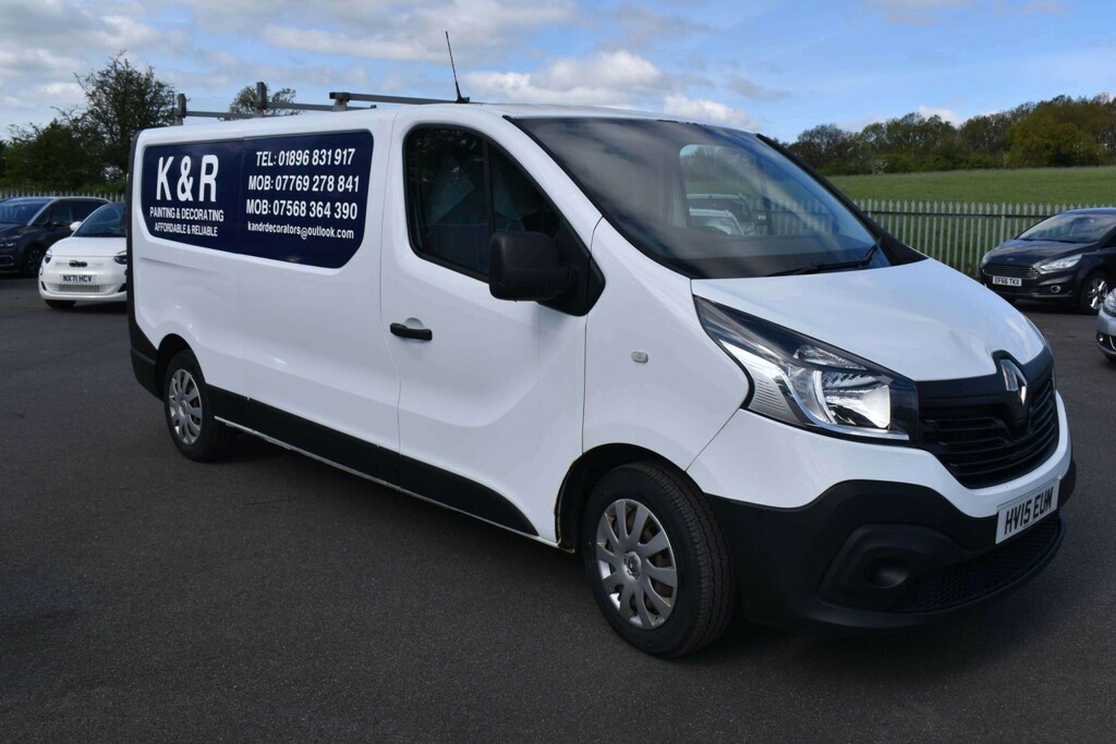 Renault Trafic 1.6 Ll29 Dci 115 Business Lwb New Mot No Vat 2015 White