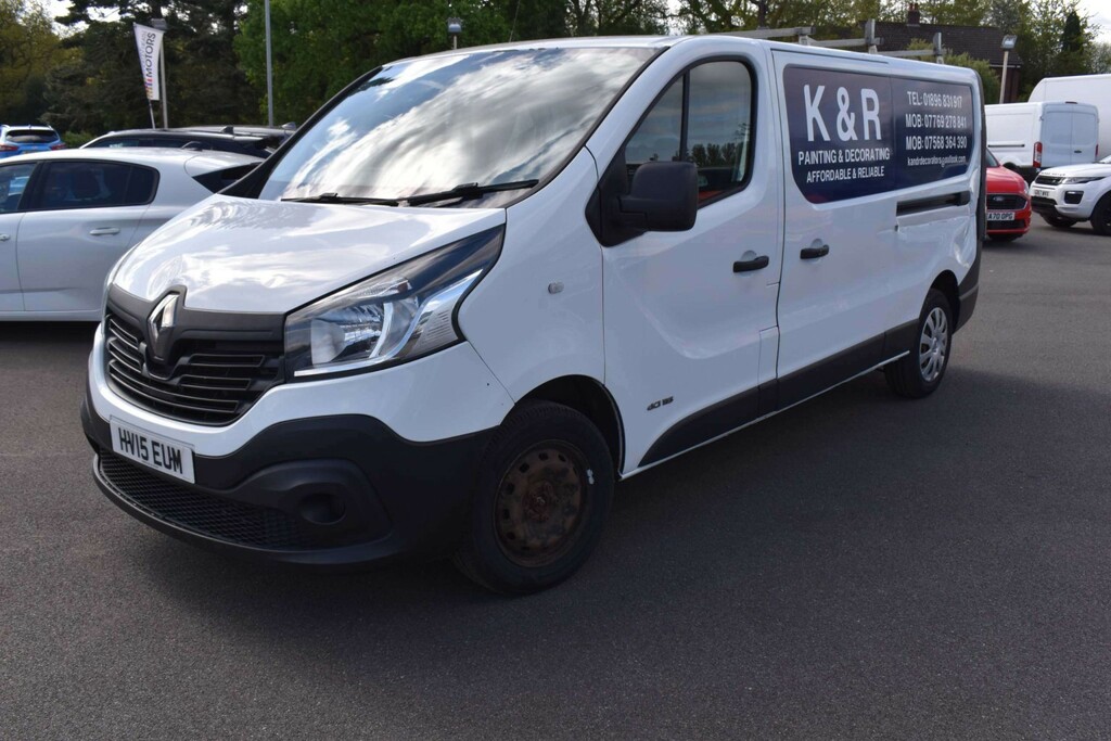 Renault Trafic 1.6 Ll29 Dci 115 Business Lwb New Mot No Vat 2015 HV15EUM White #3