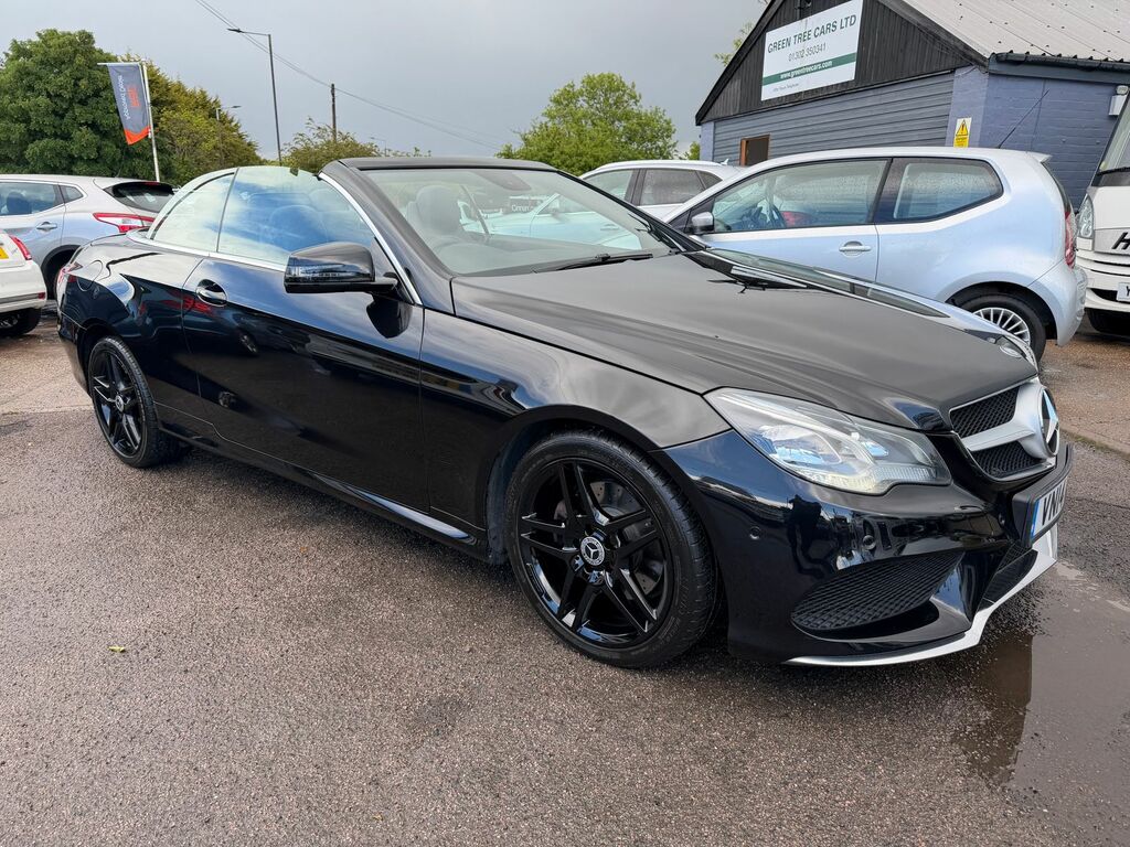 Mercedes-Benz E Class 2.1 E220 Cdi Amg Sport Cabriolet G-tron VN14WEP Black #3