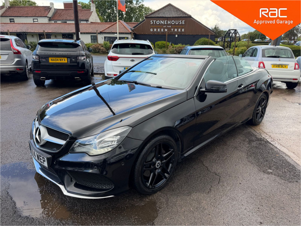 Mercedes-Benz E Class 2.1 E220 Cdi Amg Sport Cabriolet G-tron Black