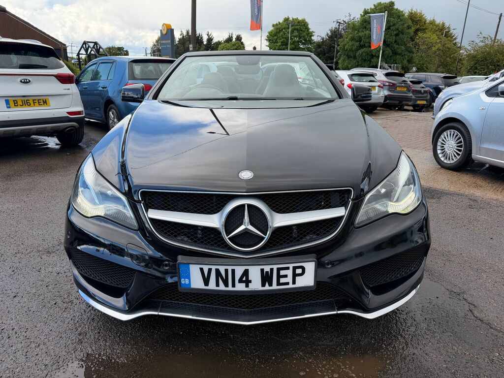 Mercedes-Benz E Class 2.1 E220 Cdi Amg Sport Cabriolet G-tron VN14WEP Black #2
