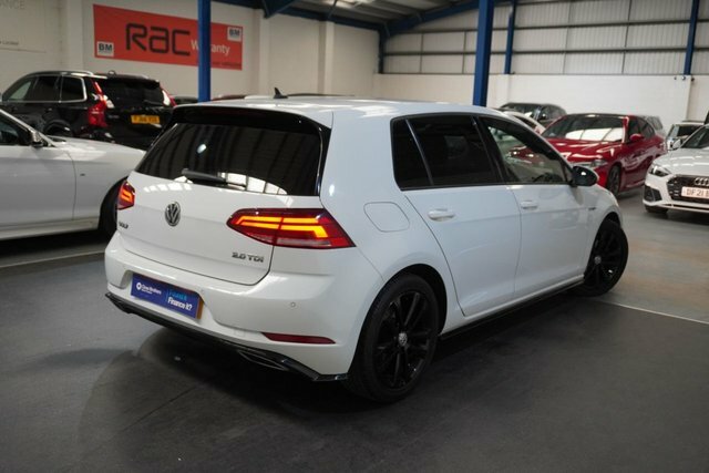 Volkswagen Golf Tdi Bluemotion Tech R-line YL17NLY White #4