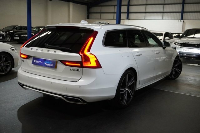 Volvo V90 D5 Powerpulse R-design Pro YO19VYD White #6
