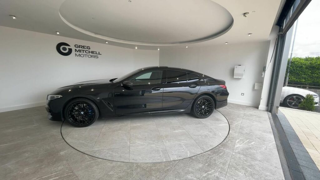BMW 8 Series 840D Xdrive Blue #4