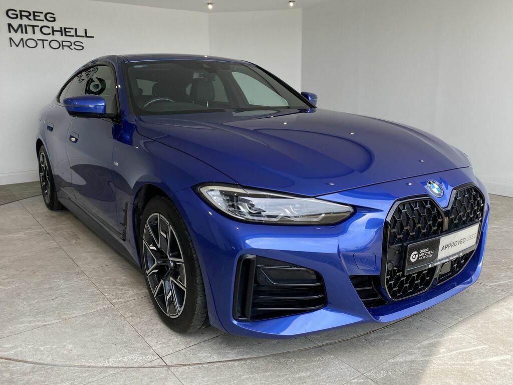 BMW 4 Series 420D Mht M Sport Step Tech Pack LF72AJR Blue #3