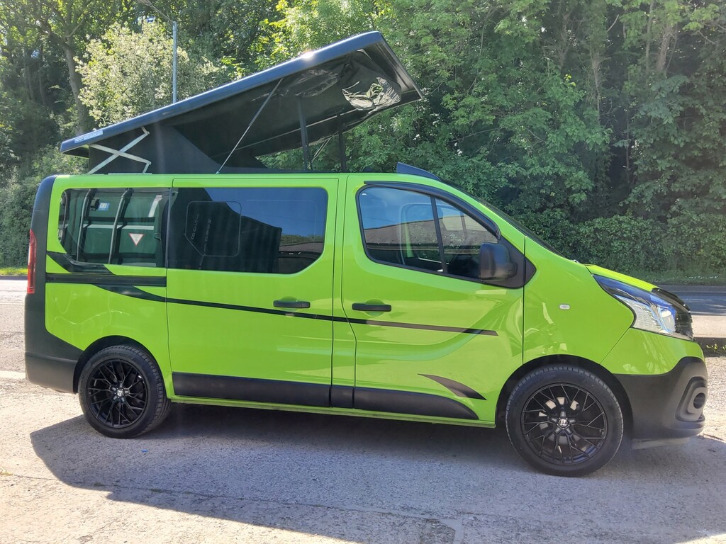 Renault Trafic Camper Van 1.6 Sl27 Dci 120 Business My18 201968 OU68CFA Green #5