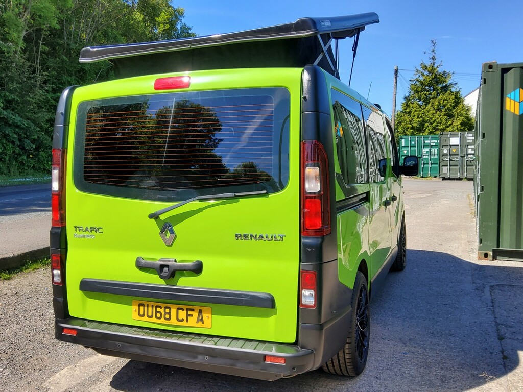 Renault Trafic Camper Van 1.6 Sl27 Dci 120 Business My18 201968 OU68CFA Green #6