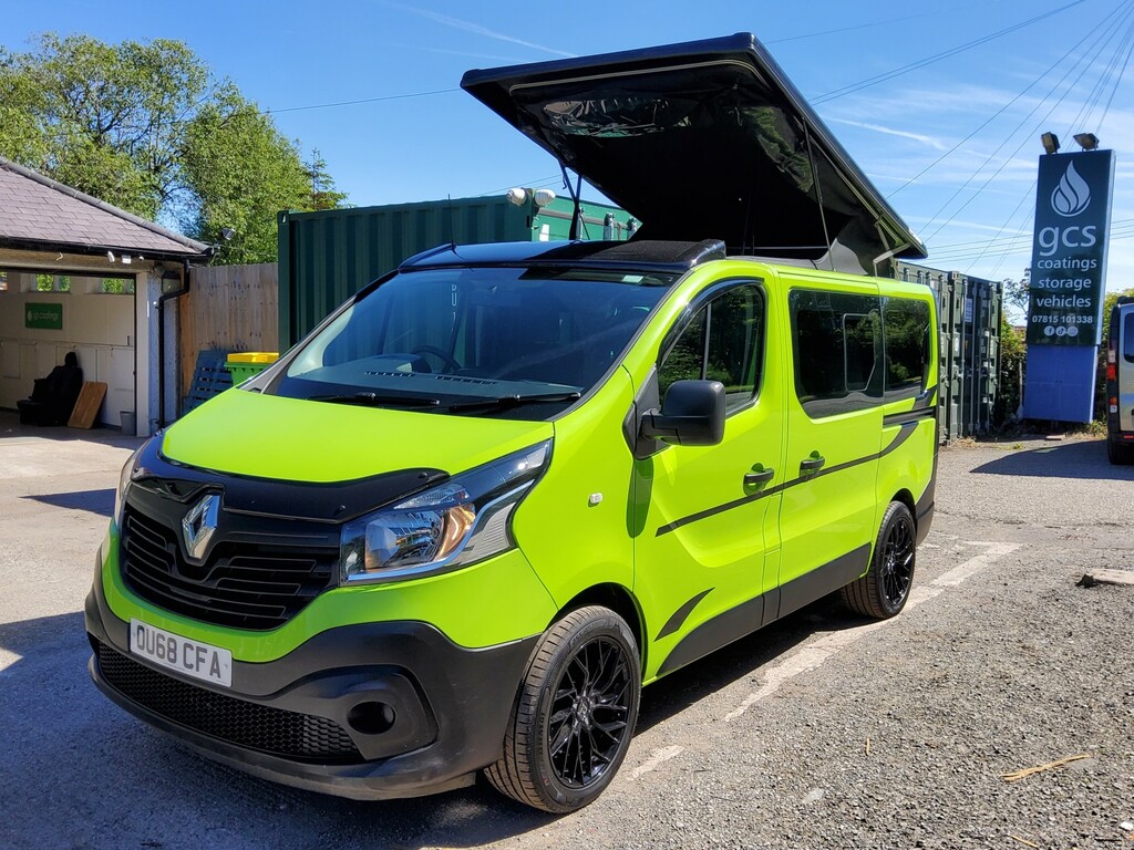 Renault Trafic Camper Van 1.6 Sl27 Dci 120 Business My18 201968 OU68CFA Green #3