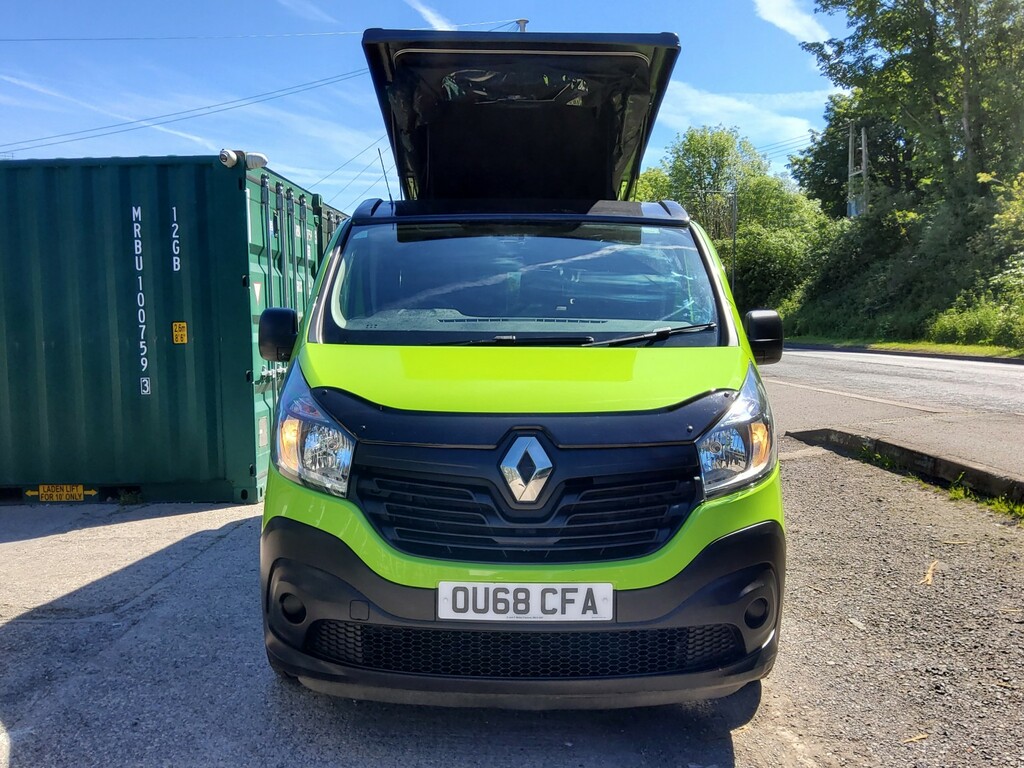 Renault Trafic Camper Van 1.6 Sl27 Dci 120 Business My18 201968 OU68CFA Green #4