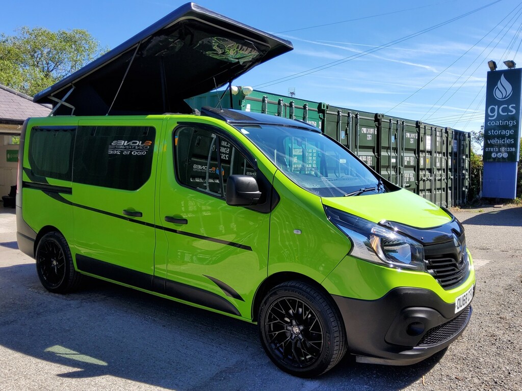 Renault Trafic Camper Van 1.6 Sl27 Dci 120 Business My18 201968 OU68CFA Green #2