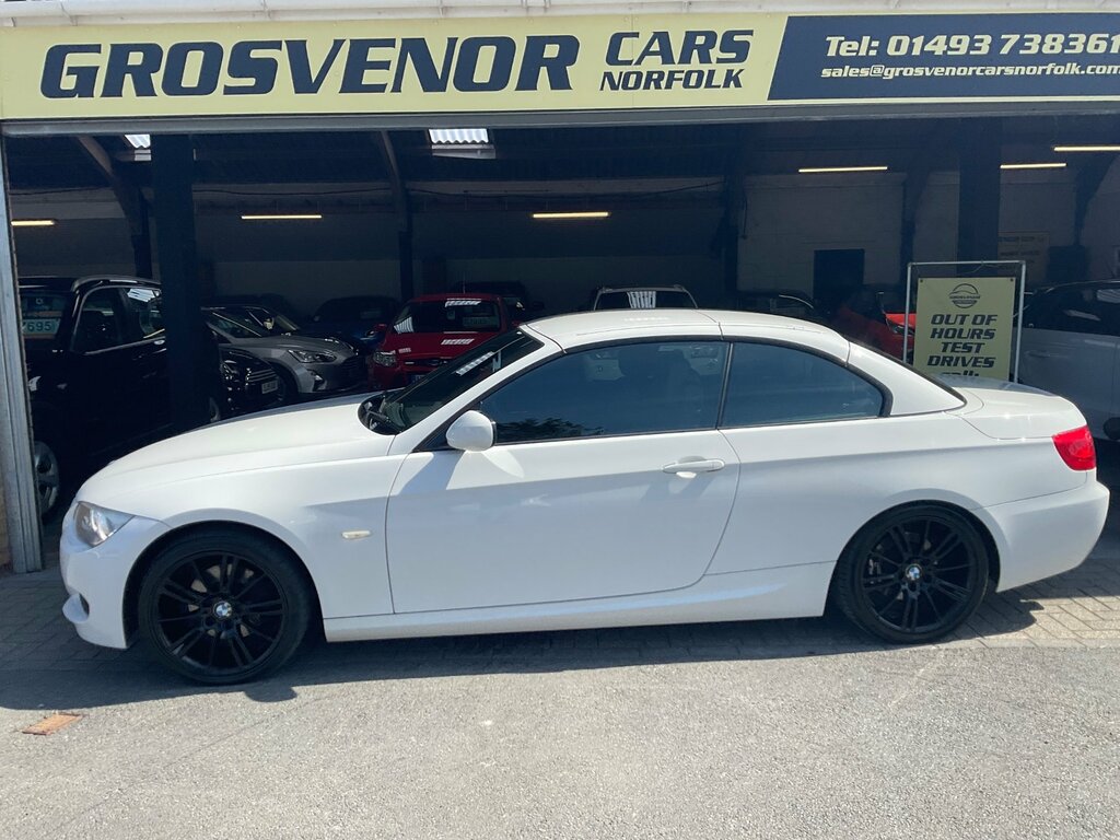 BMW 3 Series 2.0 320D M Sport Convertible Eur White #4