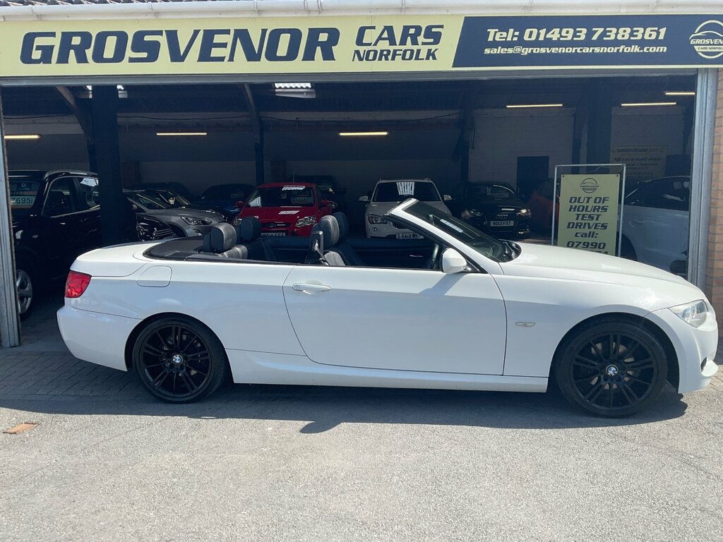 BMW 3 Series 2.0 320D M Sport Convertible Eur White #2