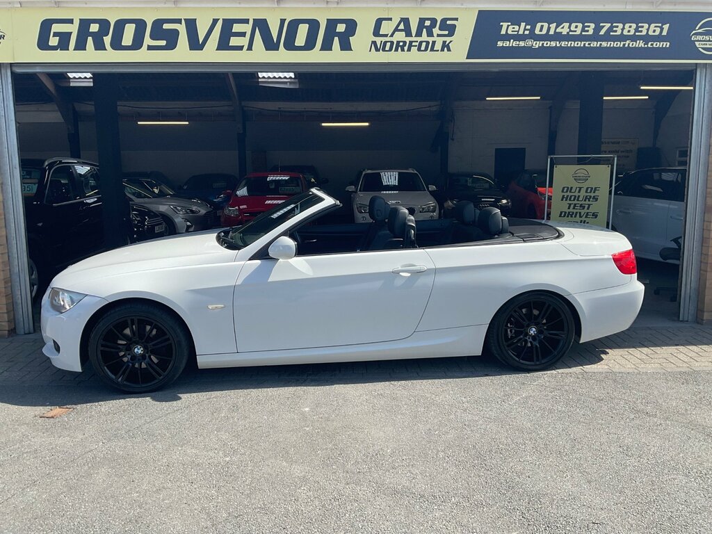 BMW 3 Series 2.0 320D M Sport Convertible Eur White #3