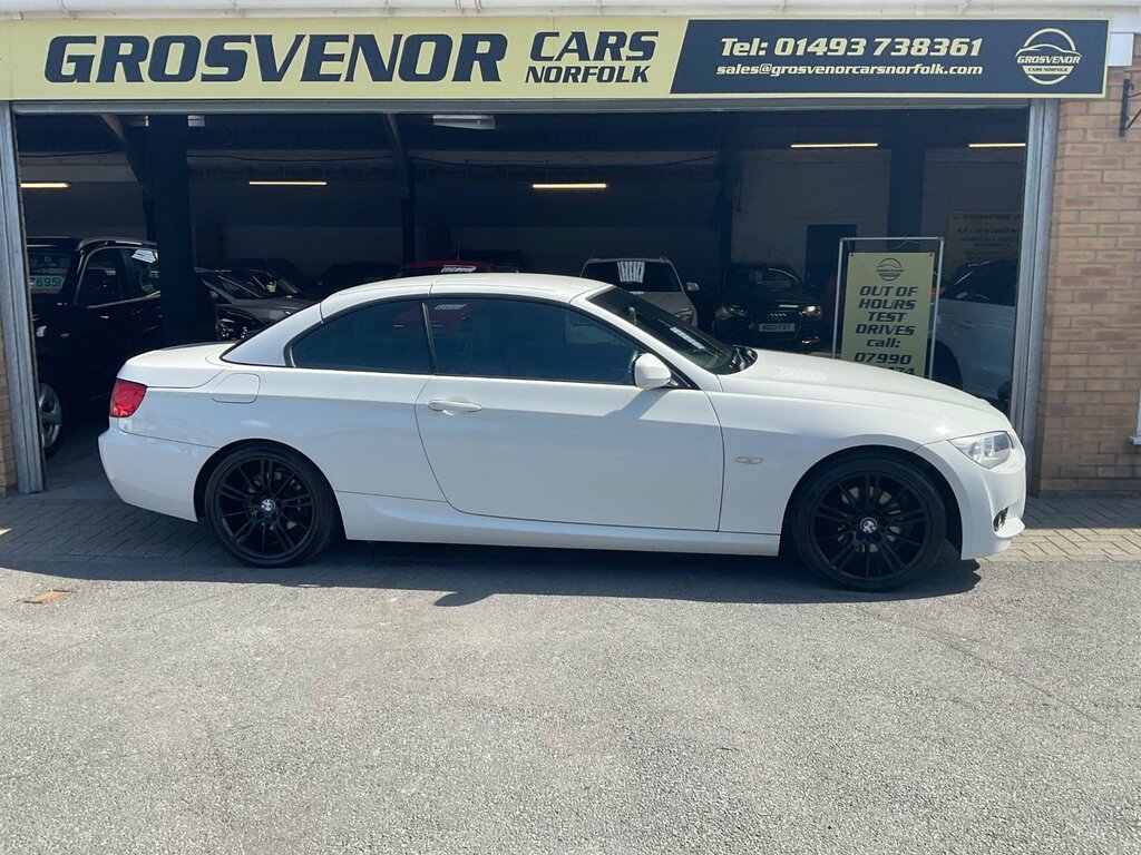 BMW 3 Series 2.0 320D M Sport Convertible Eur White