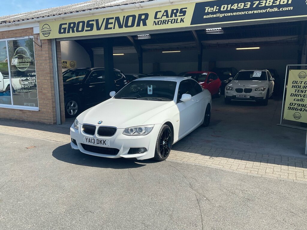 BMW 3 Series 2.0 320D M Sport Convertible Eur White #6