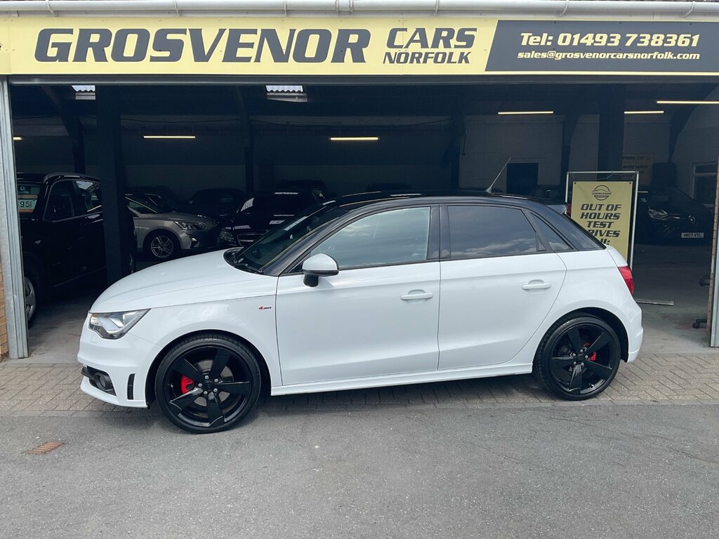 Audi A1 1.4 Tfsi Cod Black Edition Sportback Ma OY64RTU White #2