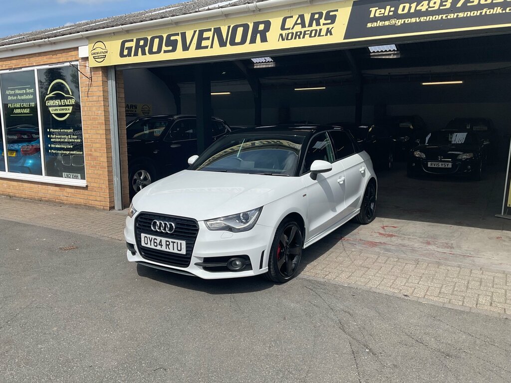Audi A1 1.4 Tfsi Cod Black Edition Sportback Ma OY64RTU White #4