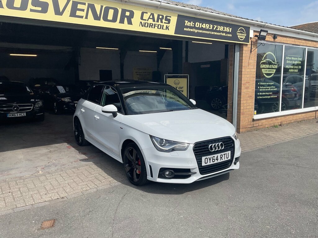 Audi A1 1.4 Tfsi Cod Black Edition Sportback Ma OY64RTU White #6