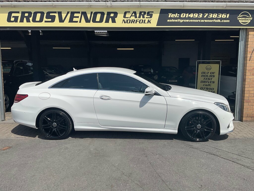 Mercedes-Benz E Class 2.1 E220d Bluetec Amg Line Premium Coupe Die White