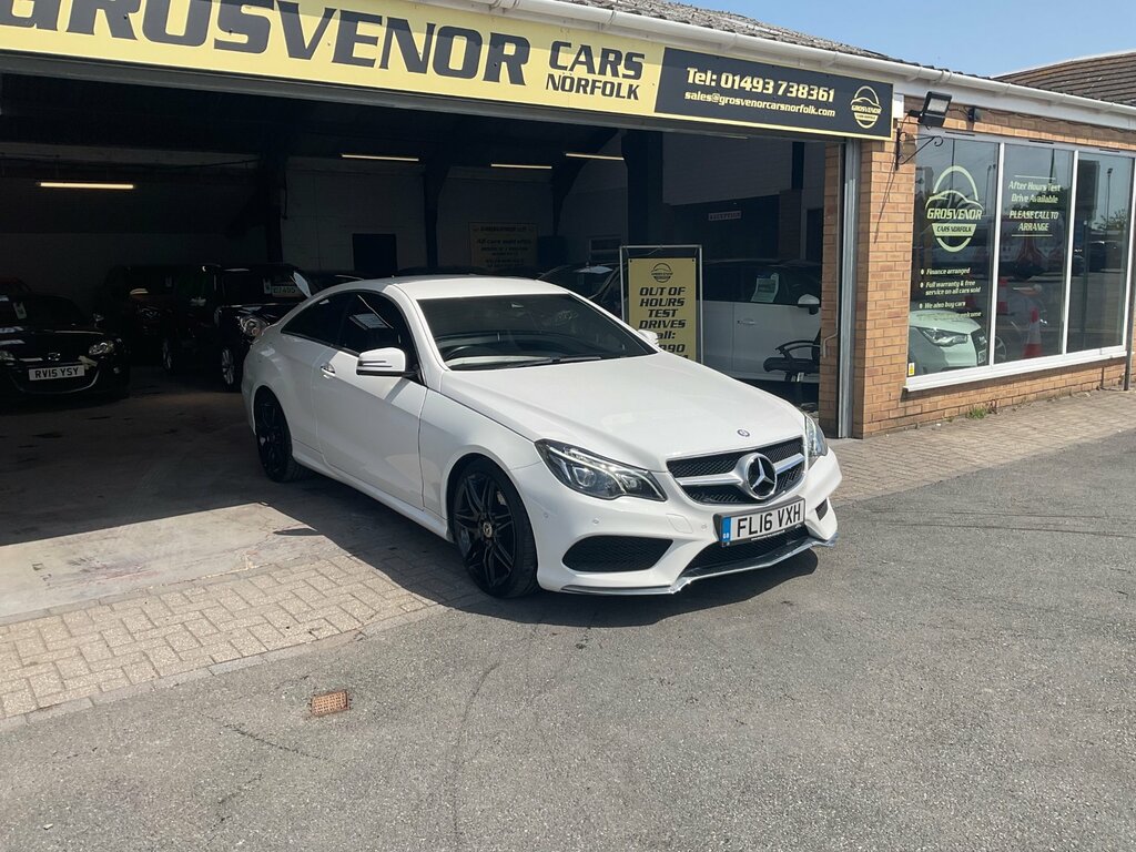 Mercedes-Benz E Class 2.1 E220d Bluetec Amg Line Premium Coupe Die FL16VXH White #6