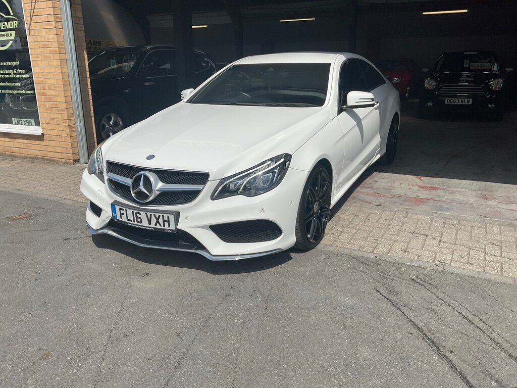 Mercedes-Benz E Class 2.1 E220d Bluetec Amg Line Premium Coupe Die FL16VXH White #5