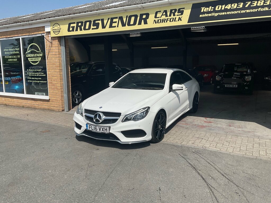 Mercedes-Benz E Class 2.1 E220d Bluetec Amg Line Premium Coupe Die FL16VXH White #4