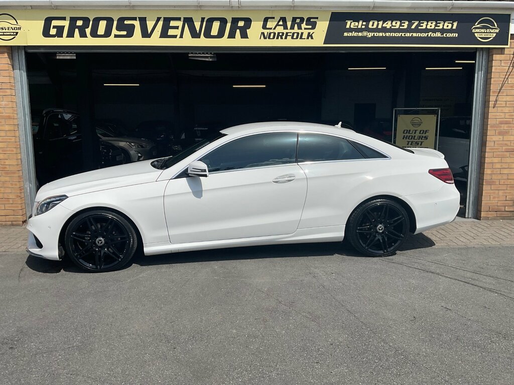 Mercedes-Benz E Class 2.1 E220d Bluetec Amg Line Premium Coupe Die FL16VXH White #2