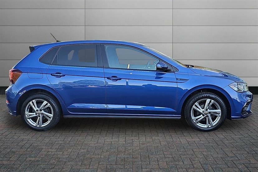 Volkswagen Polo 1.0 Tsi R-line DA23JNX Blue #4