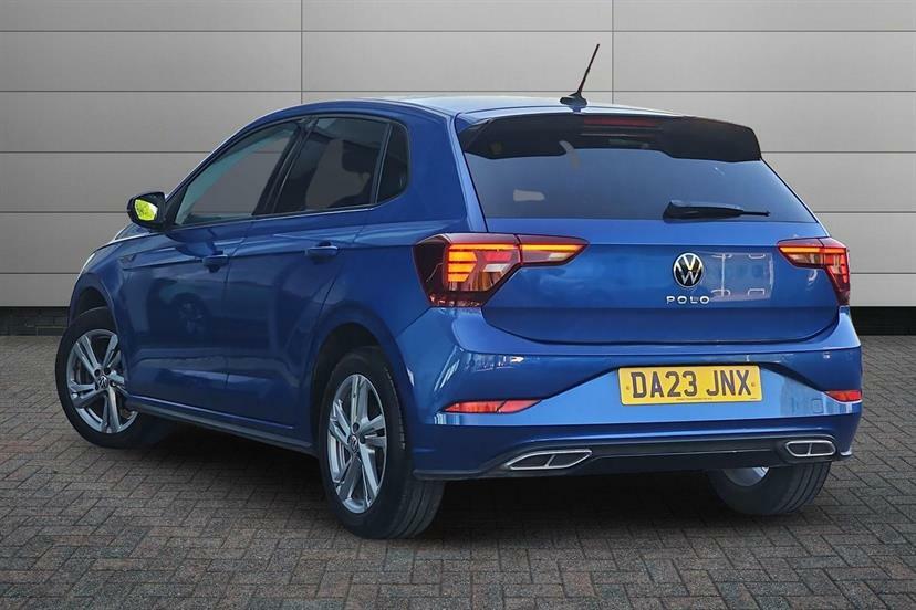 Volkswagen Polo 1.0 Tsi R-line DA23JNX Blue #3