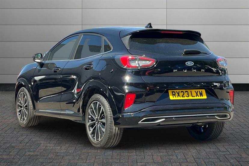 Ford Puma 1.0 Ecoboost Hybr Mhev 155 St-line Vignale Dct RX23LXW Black #3