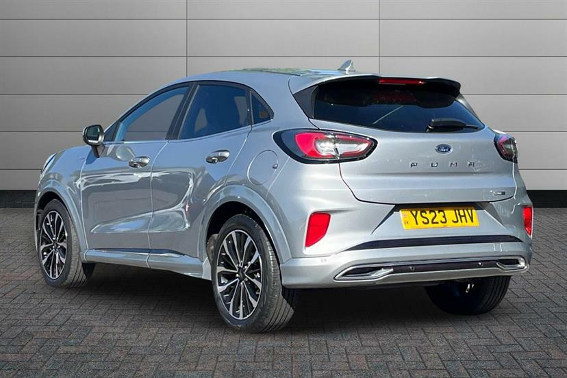 Ford Puma 1.0 Ecoboost Hybr Mhev 155 St-line Vignale Dct YS23JHV Silver #3