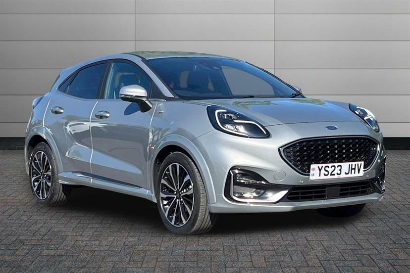 Ford Puma 1.0 Ecoboost Hybr Mhev 155 St-line Vignale Dct Silver