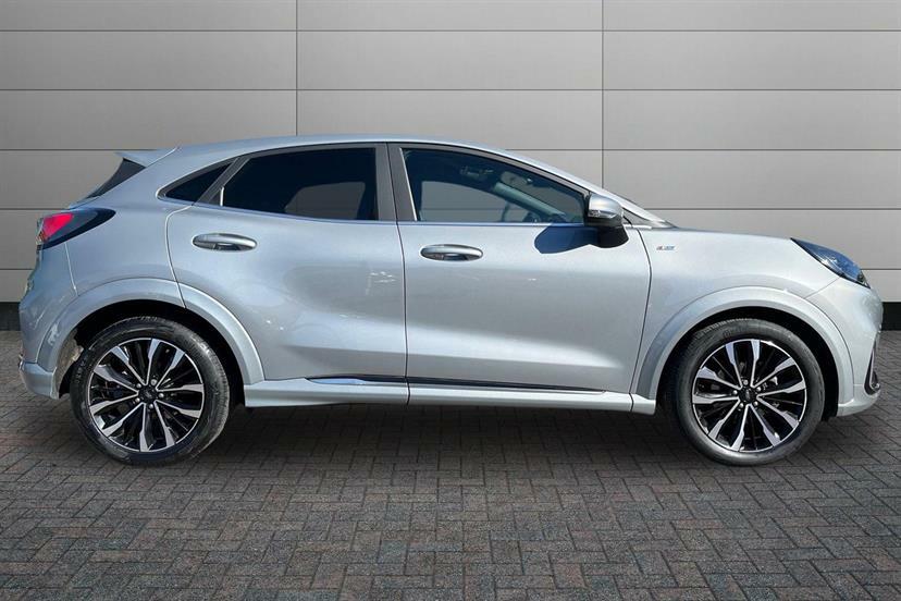 Ford Puma 1.0 Ecoboost Hybr Mhev 155 St-line Vignale Dct YS23JHV Silver #4