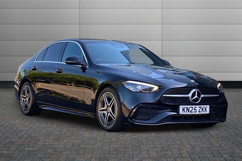 Mercedes-Benz C Class C200 Amg Line 9G-tronic Black