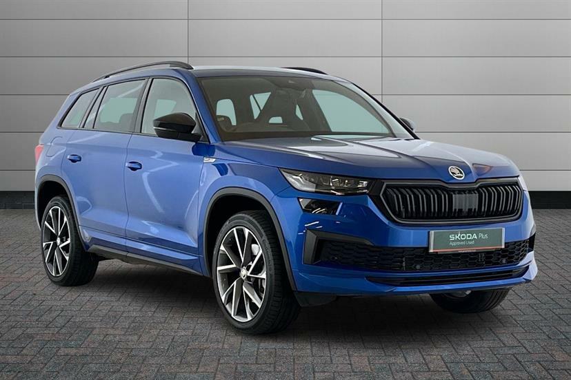 Skoda Kodiaq 2.0 Tdi 200 Sport Line 4X4 Dsg 7 Seat Blue