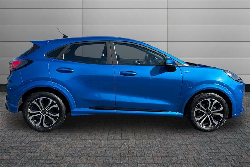 Ford Puma 1.0 Ecoboost Hybrid Mhev St-line Dct BJ23HYN Blue #4