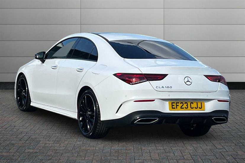 Mercedes-Benz CLA Class 180 Amg Line Premium Night Ed Tip EF23CJJ White #2