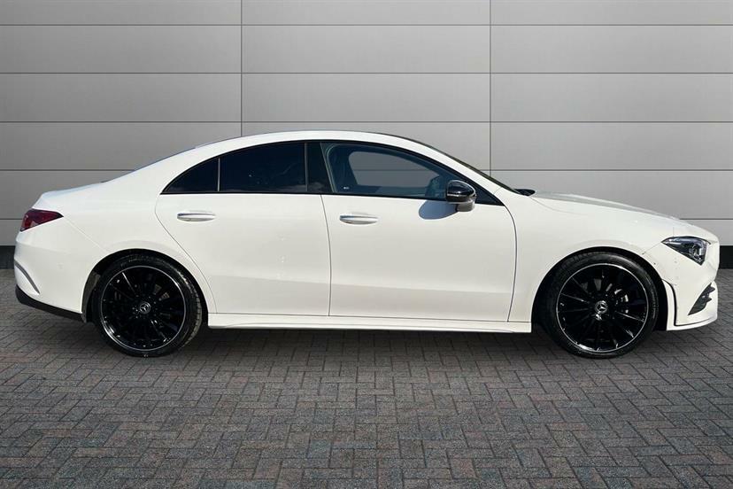 Mercedes-Benz CLA Class 180 Amg Line Premium Night Ed Tip EF23CJJ White #3