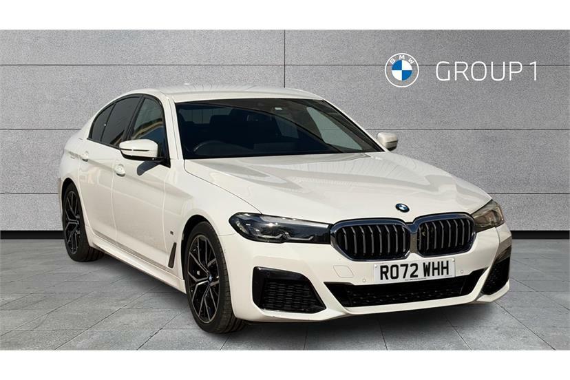 BMW 5 Series 520D Mht M Sport Step White