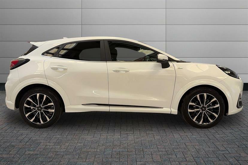 Ford Puma 1.0 Ecoboost Hybr Mhev 155 St-line Vignale Dct WD72CYY White #4
