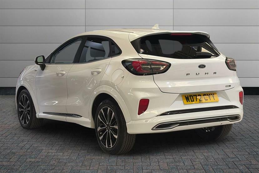Ford Puma 1.0 Ecoboost Hybr Mhev 155 St-line Vignale Dct WD72CYY White #3