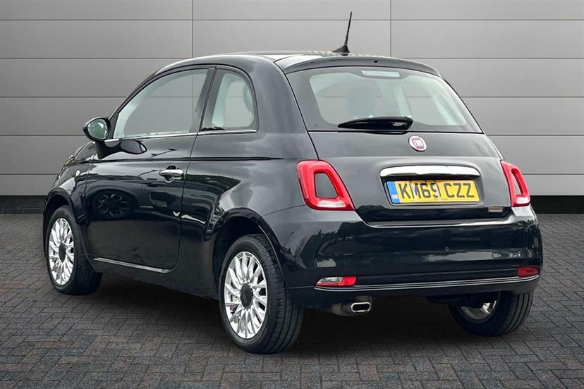 Fiat 500 1.2 Lounge Dualogic KM69CZZ Black #3