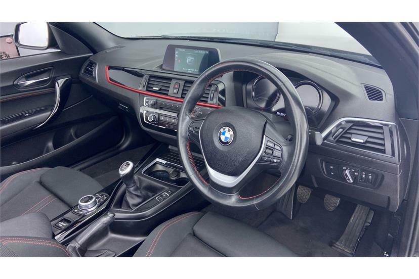 BMW 2 Series 218I Sport Nav MH19VLA Black #6