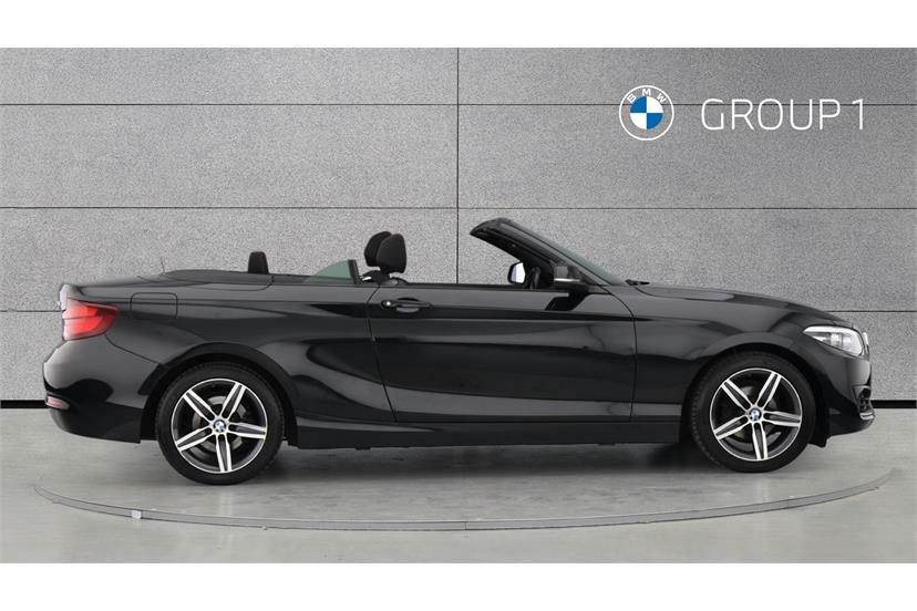 BMW 2 Series 218I Sport Nav MH19VLA Black #3